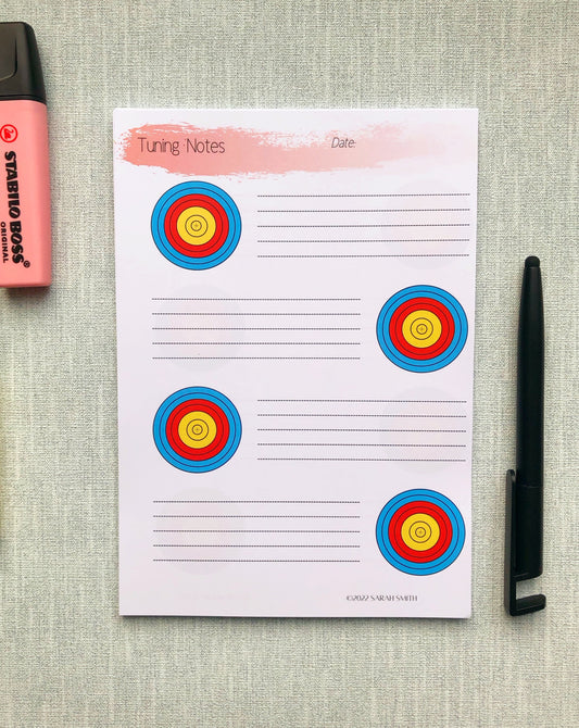 Tuning Notes Journal Pages - Refill