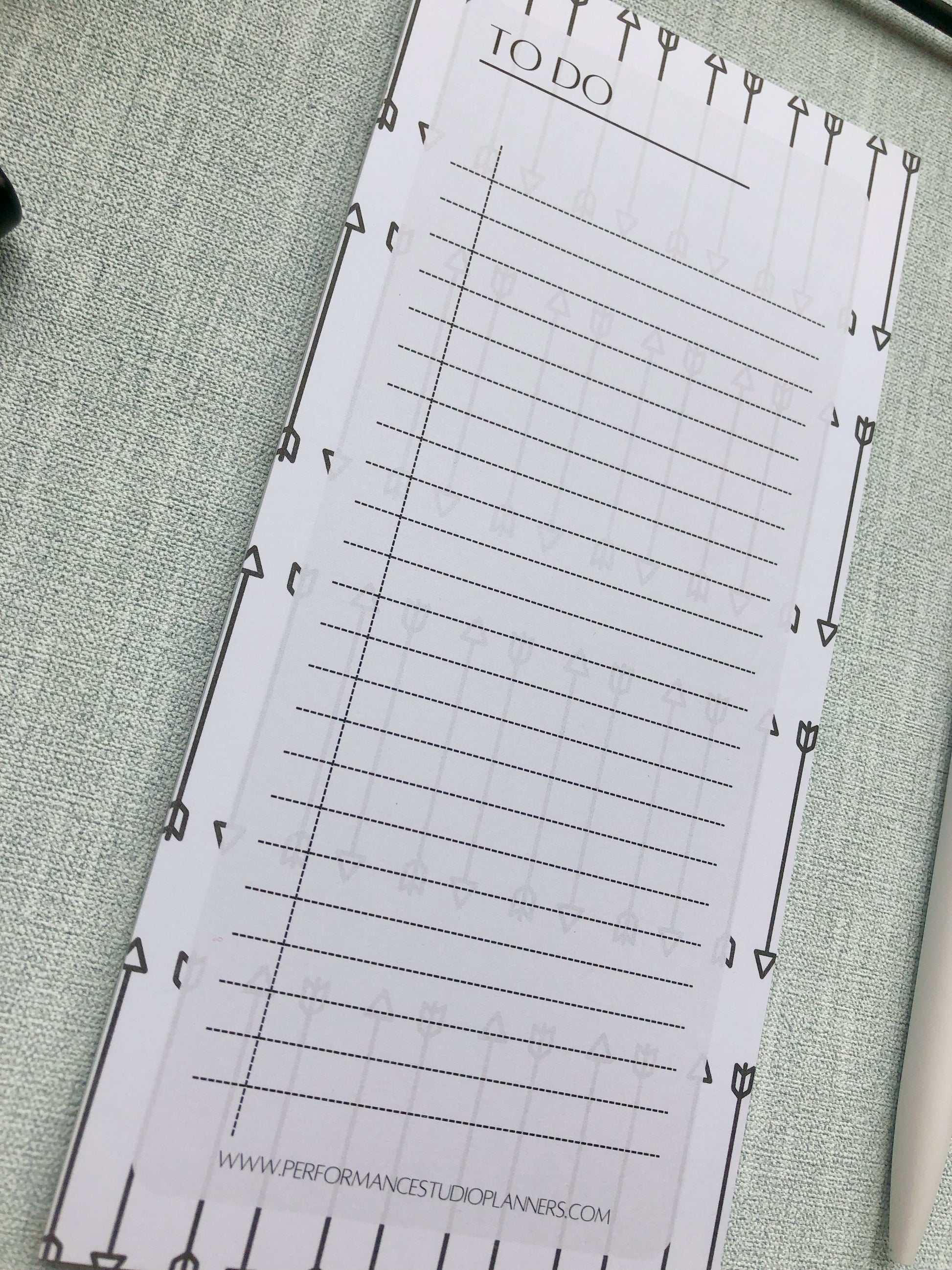 Archery themed To do notepad