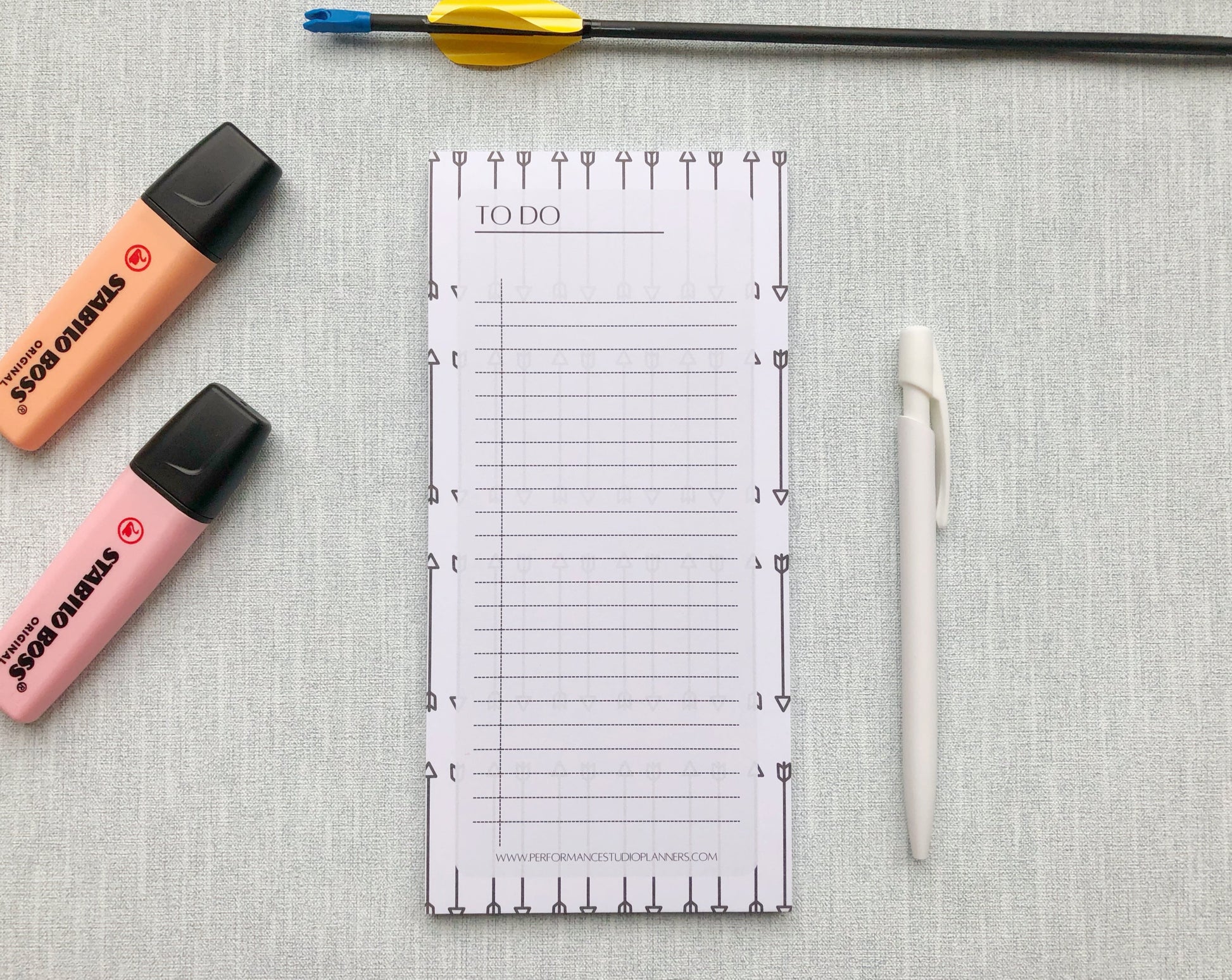Archery themed To do notepad